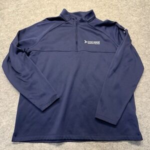 Nike 1/2 Zip Pullover Converge‎ Tech Solutions Navy Men's XL Fleece Lined